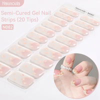 Full Cover Nail Gel Sticker Wraps Manicure