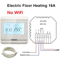 WiFi Thermostat Electric Heating Warm Floor Temperature Controller