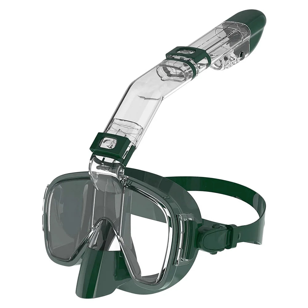 Diving Masks Foldable Anti-Fog Snorkel