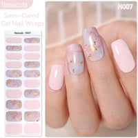 Full Cover Nail Gel Sticker Wraps Manicure