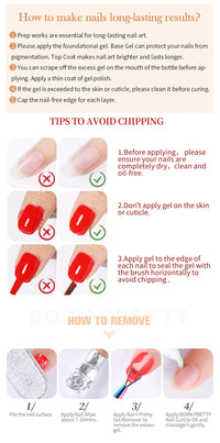 BORN PRETTY 3PCS Rhinestones Glue Gel Set