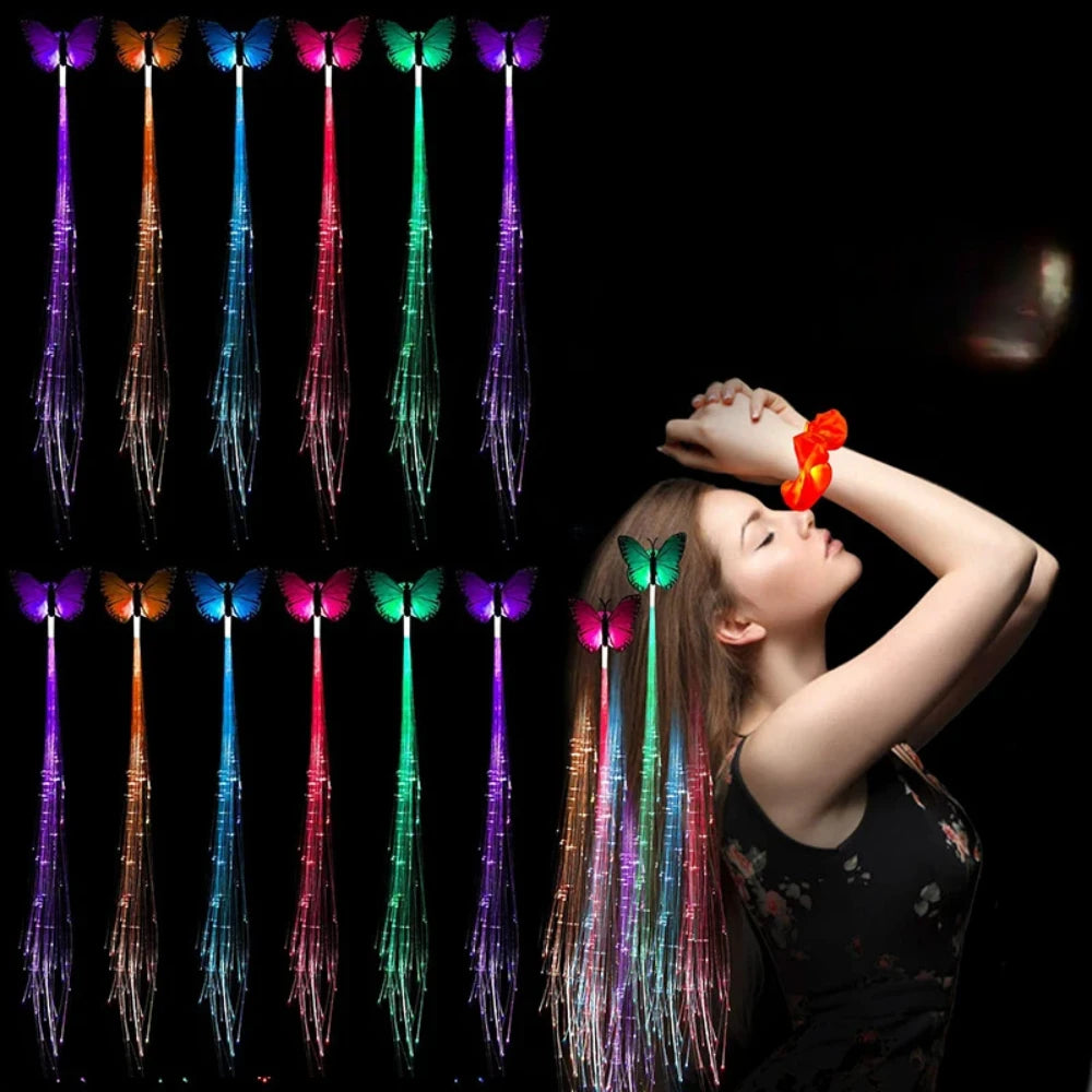 Colorful Butterfly Light Braids Wig