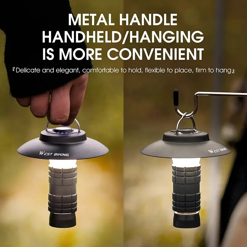 WEST BIKING Portable Camping Light 3 In