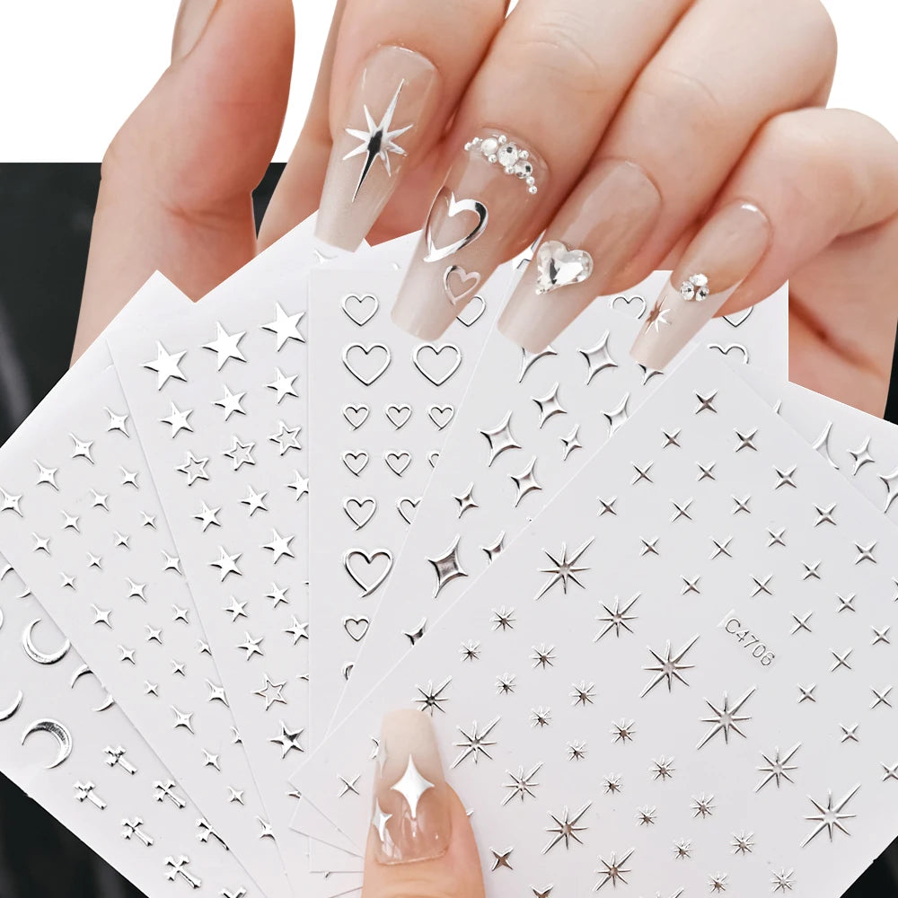 Self-Adhesive Slider Luxury Manicure Decals