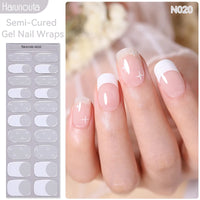 Full Cover Nail Gel Sticker Wraps Manicure