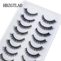 NEW 10 Pairs Natural Long False Eyelashes