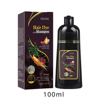 Hair Dye Shampoo 3in1 Darkening Hairs Instant Gray To Black
