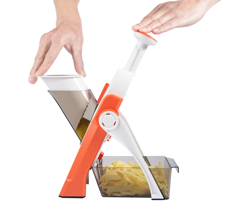 Vegetable Cutter, Food Chopper, Dicer Fruit, French Fry, SS #420 ABS AS,Mandoline Slicer, Kitchen Accessories,Home Gadgets, JS01