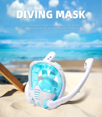 Full Face Snorkel Mask 180°Panoramic k