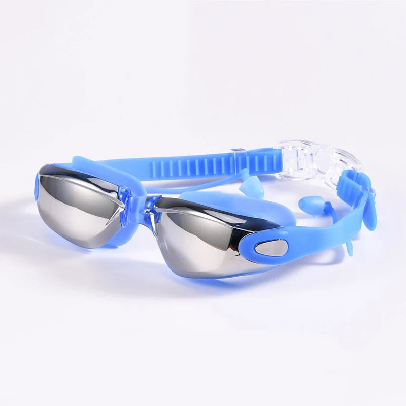 Swimming Goggles One-piece Earplugs