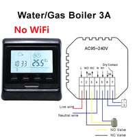 WiFi Thermostat Electric Heating Warm Floor Temperature Controller