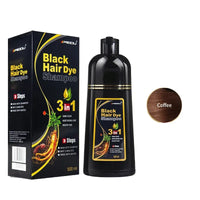 Hair Dye Shampoo 3in1 Darkening Hairs Instant Gray To Black