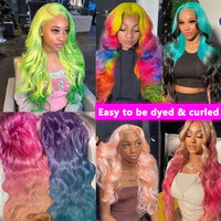 Frontal Human Hair Wigs 613 Bob Wig