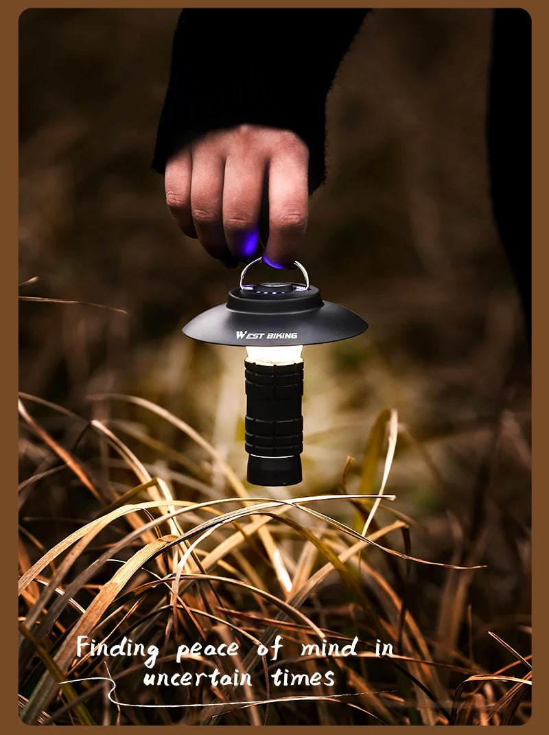 WEST BIKING Portable Camping Light 3 In