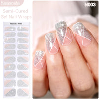 Full Cover Nail Gel Sticker Wraps Manicure