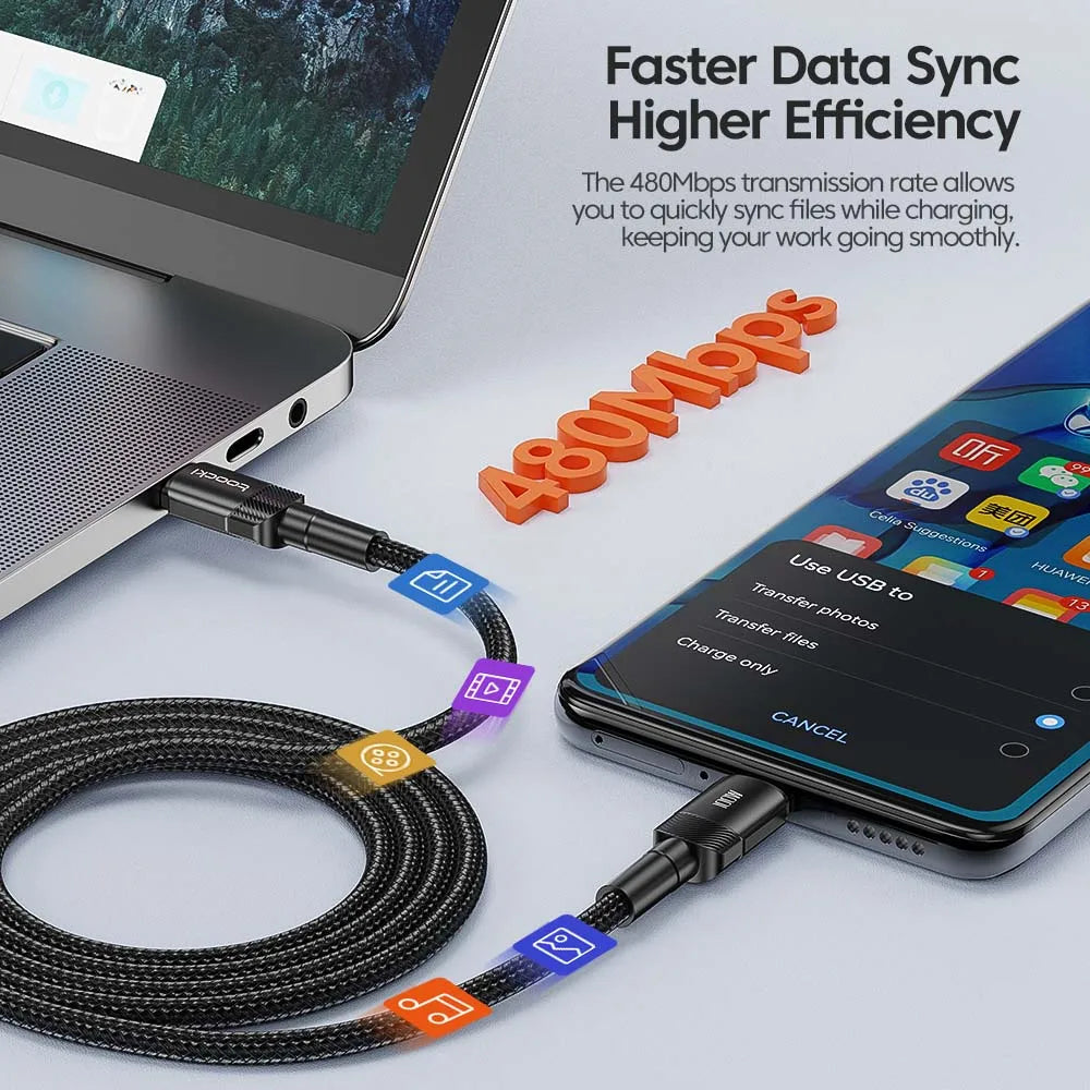 Fast Charging Type C to Type C for iPhone
