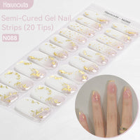 Full Cover Nail Gel Sticker Wraps Manicure