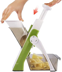 Vegetable Cutter, Food Chopper, Dicer Fruit, French Fry, SS #420 ABS AS,Mandoline Slicer, Kitchen Accessories,Home Gadgets, JS01