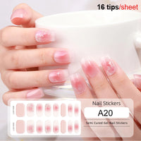 Full Cover Nail Gel Sticker Wraps Manicure