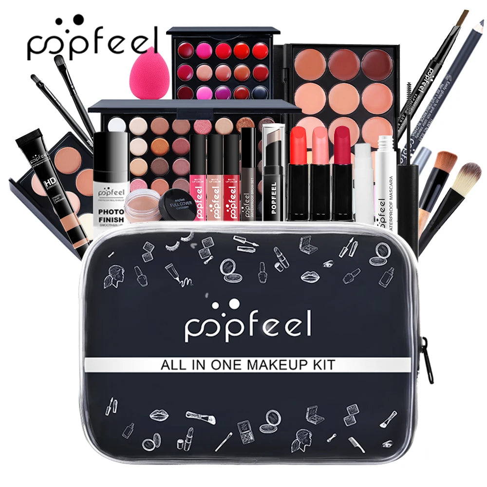 POPFEEL Complete Makeup Set - 24pcs