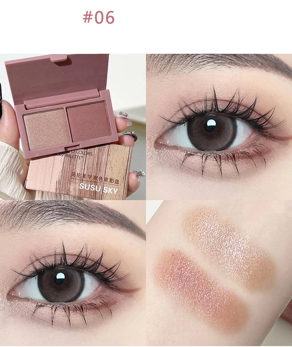 Two Color Eyeshadow Palette