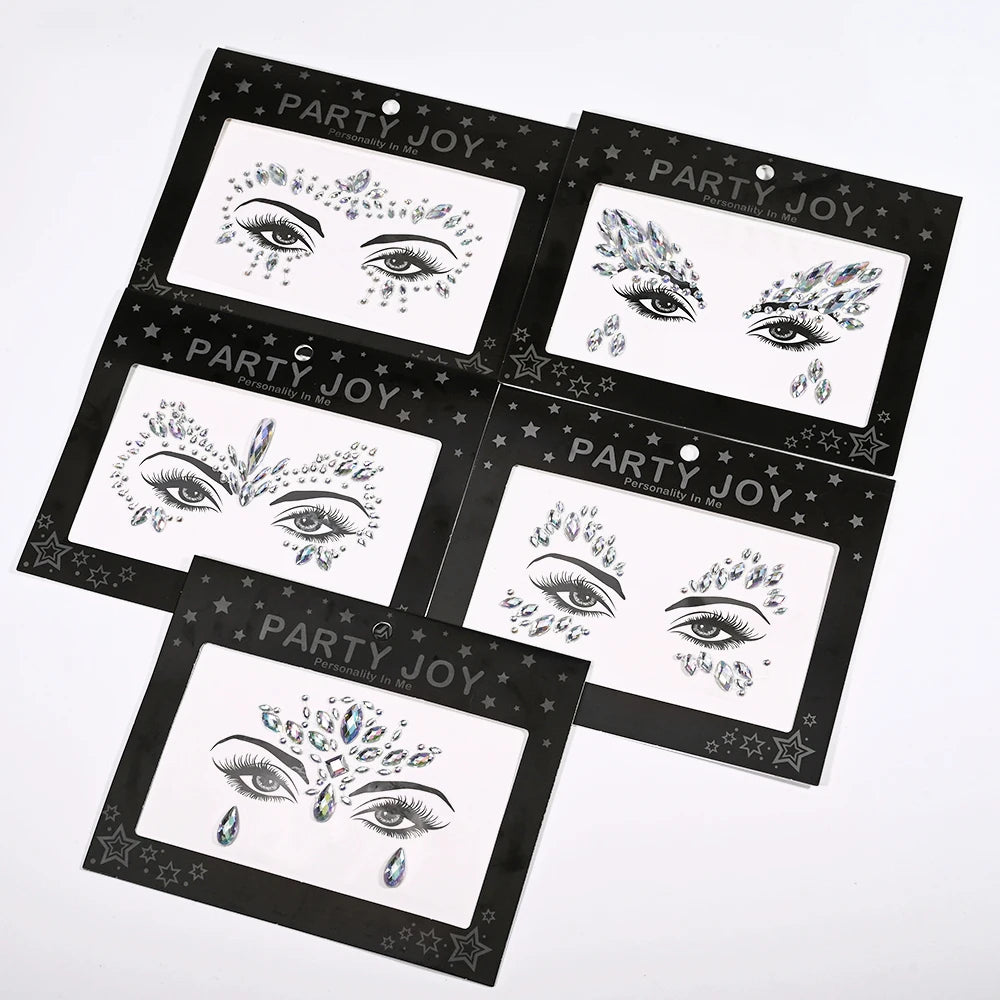 3D Diamond Temporary Tattoo Stickers
