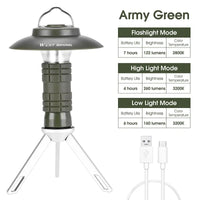 WEST BIKING Portable Camping Light 3 In