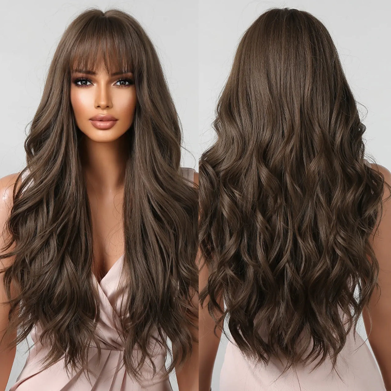 Brown Wavy Wig
