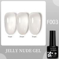 LILYCUTE 7ML Jelly Amber Gel Nail Polish