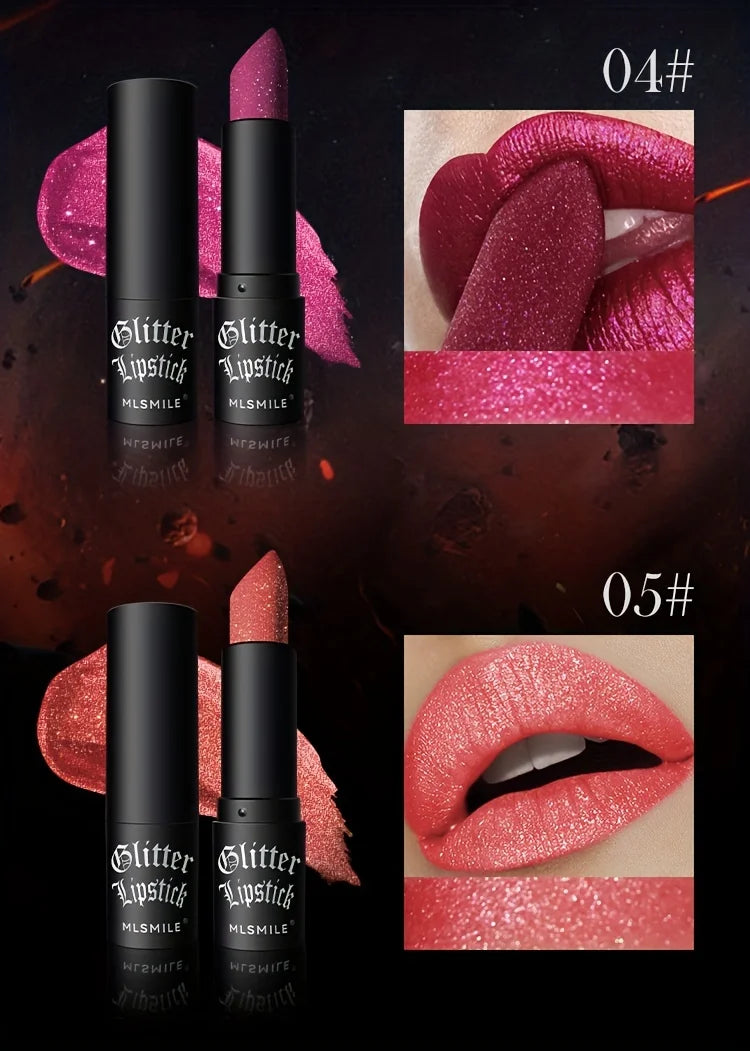 7 Colors Glitter Lipstick