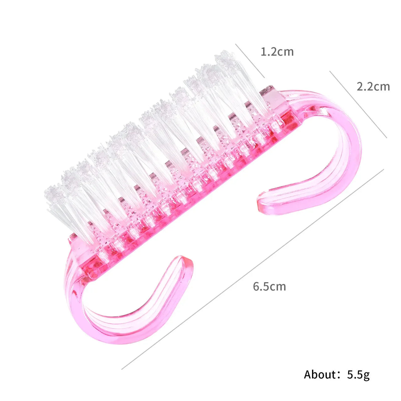 1/5/20Pcs Acrylic Nail Brush Pink Color