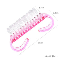1/5/20Pcs Acrylic Nail Brush Pink Color