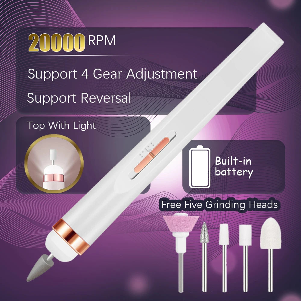 LINMANDA Portable Nail Drill Professional