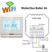 WiFi Thermostat Electric Heating Warm Floor Temperature Controller