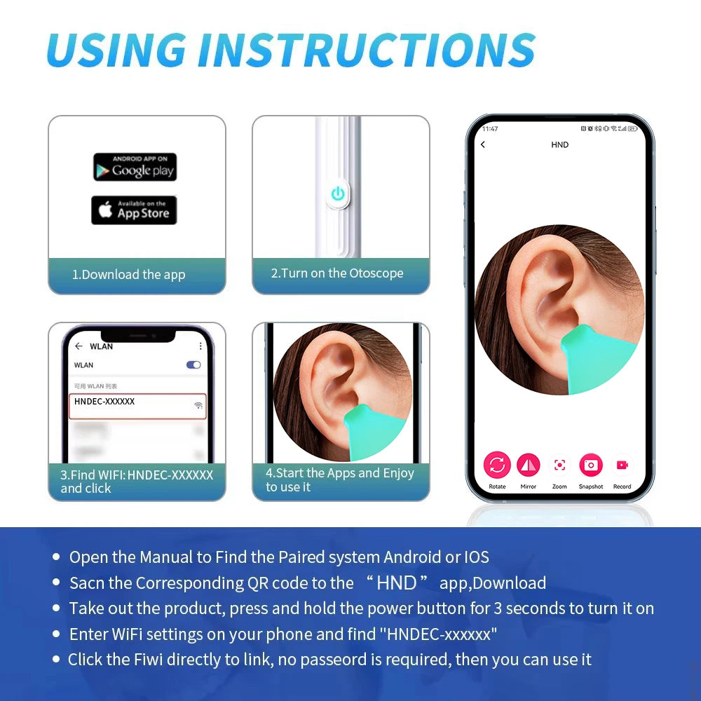 Smart Visual Ear Cleaner with Camera