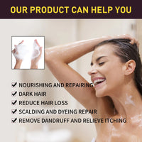 Hair Dye Shampoo 3in1 Darkening Hairs Instant Gray To Black