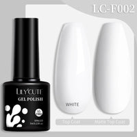 LILYCUTE 7ML Jelly Amber Gel Nail Polish