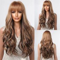 Brown Wavy Wig