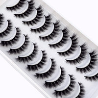 NEW 10 Pairs Natural Long False Eyelashes