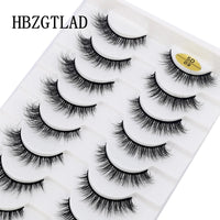 NEW 10 Pairs Natural Long False Eyelashes