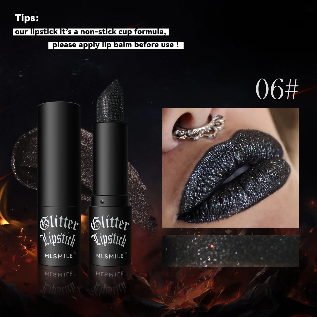 7 Colors Glitter Lipstick