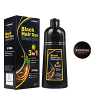 Hair Dye Shampoo 3in1 Darkening Hairs Instant Gray To Black