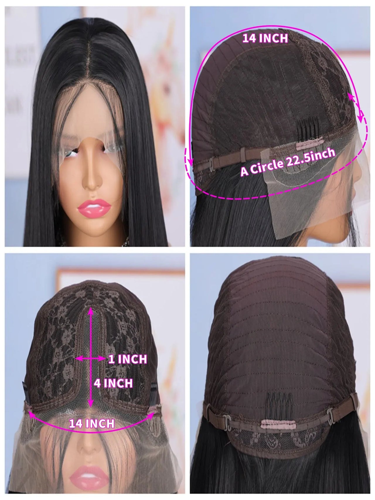 24 Inch Straight Lace