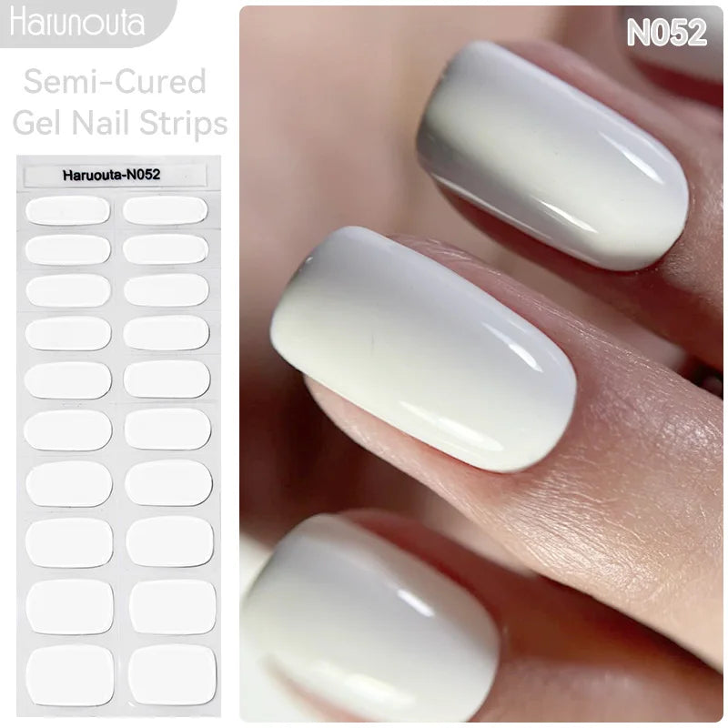 Full Cover Nail Gel Sticker Wraps Manicure