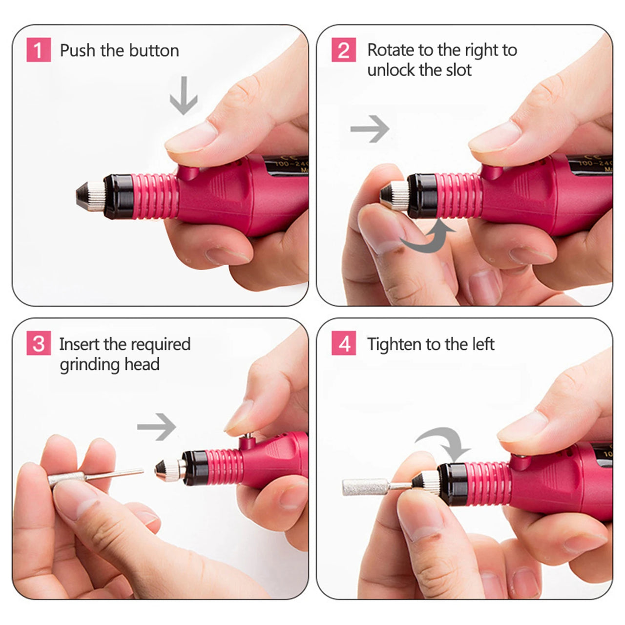 LULAA Strong Function Nail Drill Machine Set