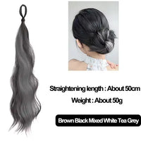 Synthetic Self-Winding Ball Head Wig