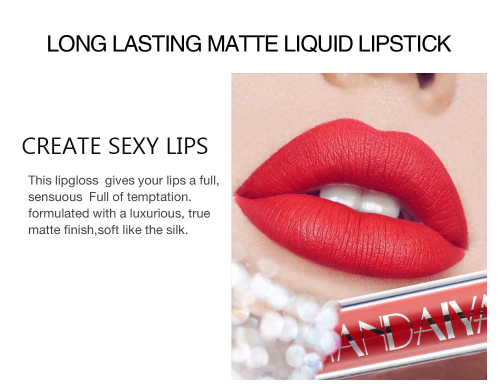 Set of 6 NonStick Cup Liquid lipstick