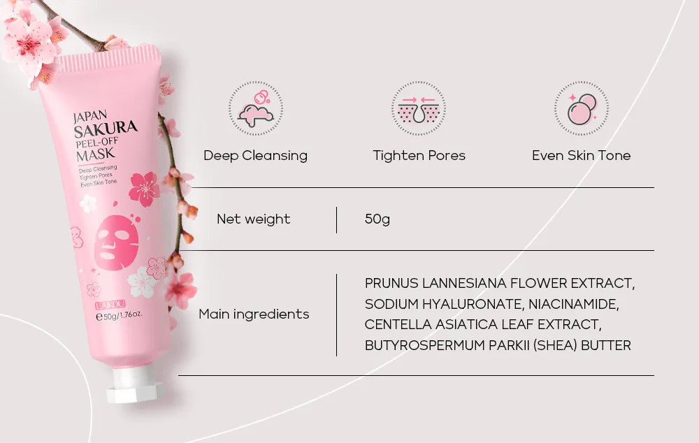 Gold Sakura Peeling Face Mask Anti Wrinkle
