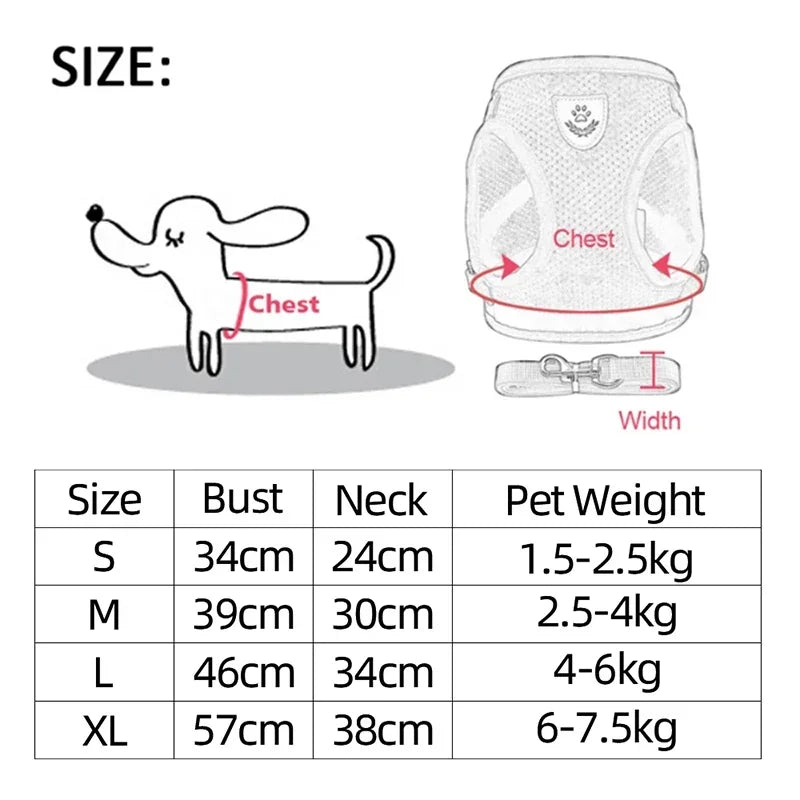 Cat Harness Vest Walking Lead