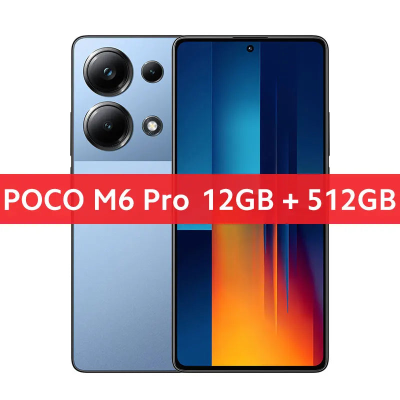 Global Version POCO M6 Pro Helio G99 Ultra 120Hz Flow AMOLED DotDisplay 67W turbo charging 64MP Triple Camera with OIS